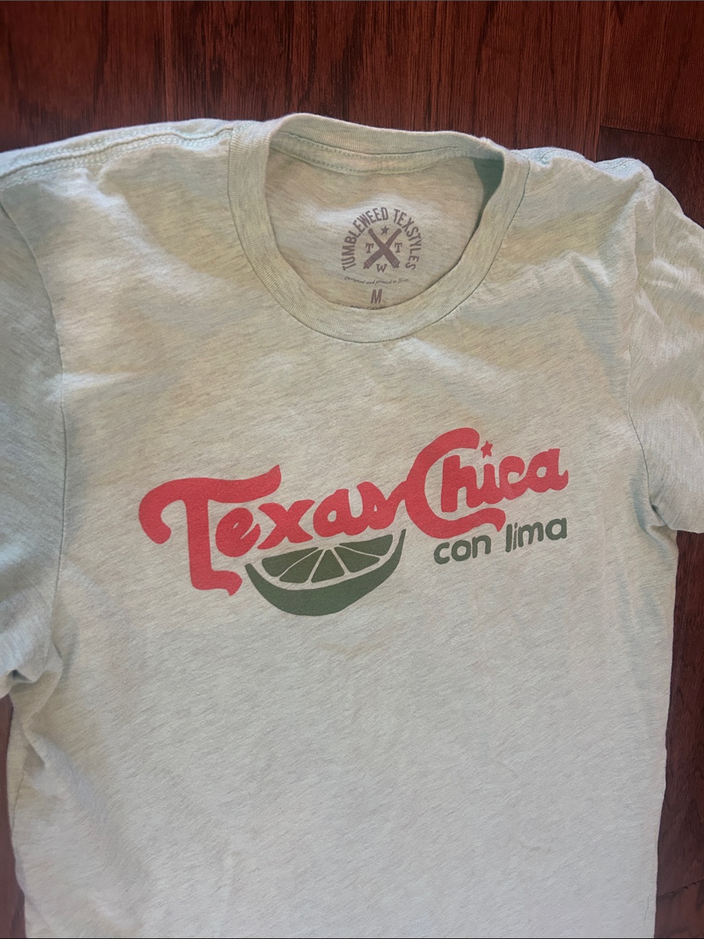 Texas Chica Con Lima Mint Graphic Tee — image 2 of 3